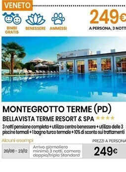 Eurospin Bellavista terme resort & spa offerta