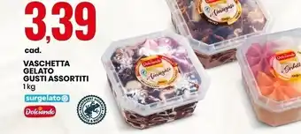 Eurospin Dolciando vaschetta gelato gusti assortiti offerta