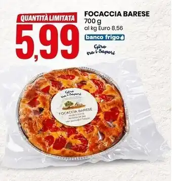 Giro tra i sapori focaccia barese
