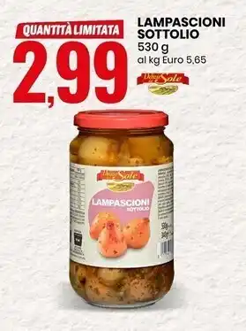 Eurospin Delizie dal sole lampascioni sottolio offerta