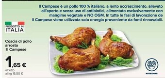 Carrefour Iper Coscia di pollo arrosto il campese offerta