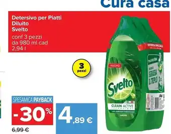 Svelto detersivo per piatti