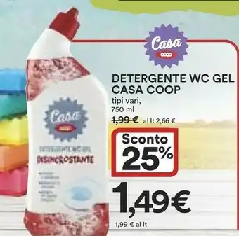 Coop Coop Detergente Wc Gel Casa offerta