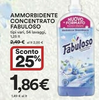 Coop Fabuloso Ammorbidente Concentrato offerta