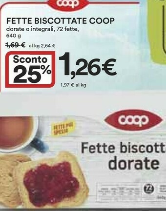 Coop Coop Fette Biscottate offerta