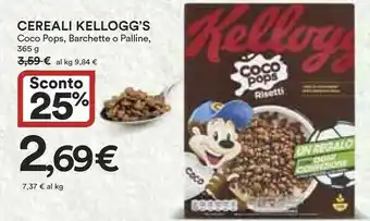 Coop Kellogg's Cereali offerta