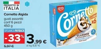 Carrefour Iper Algida cornetto offerta