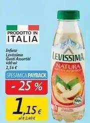 Carrefour Market Levissima infuso gusti assortiti offerta