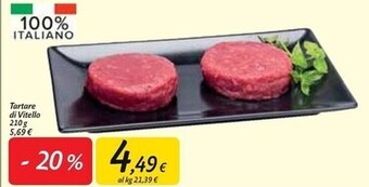 Carrefour Market Tartare di vitello offerta