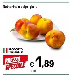 Iper La Grande Nettarine a polpa gialla offerta