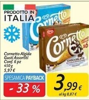 Carrefour Market Algida cornetto offerta