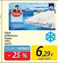 Carrefour Market Findus filetti di merluzzo offerta