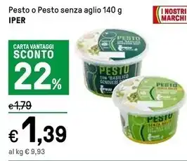 Iper La Grande Iper pesto offerta