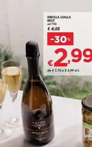 Bennet Ribolla gialla brut offerta