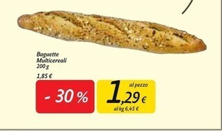 Carrefour Market Baguette multicereali offerta