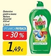 Carrefour Market Nelsen detersivo piatti a mano offerta