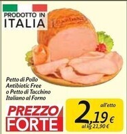 Carrefour Market Petto di pollo antibiotic free o petto di tacchino italiano al forno offerta