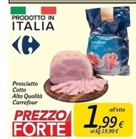 Carrefour Market Carrefour prosciutto cotto alta qualita offerta