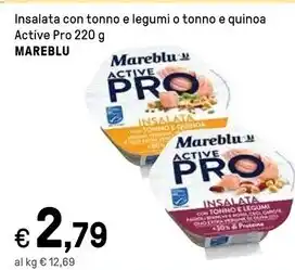 Iper La Grande Mareblu insalata con tonno e legumi offerta