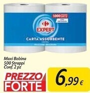 Carrefour Market Maxi bobina 500 strappi offerta