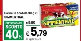 Simmenthal carne in scatola