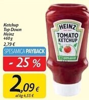 Carrefour Market Heinz ketchup top down offerta