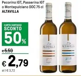 Iper La Grande Altavilla - pecorino igt , passerina igt o montepulciano doc offerta