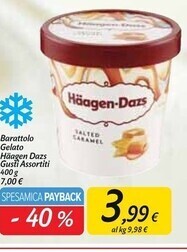 Carrefour Market Häagen dazs barattolo gelato offerta