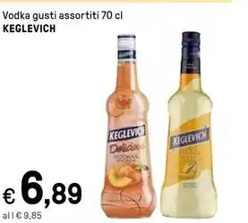 Iper La Grande Keglevich vodka gusti assortiti offerta