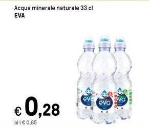 Iper La Grande Eva acqua minerale naturale offerta