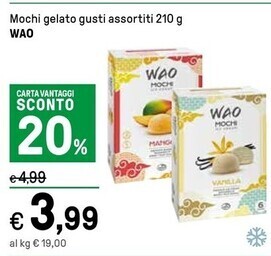 Iper La Grande Wao - mochi gelato gusti assortiti offerta