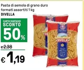 Iper La Grande Divella pasta di semola di grano duro formati assortiti offerta