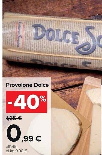 Carrefour Market Latteria soresina provolone dolce offerta