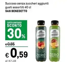 Iper La Grande San benedetto succoso senza zuccheri aggiunti offerta