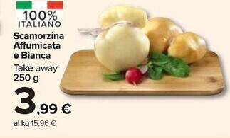Carrefour Market Scamorzina affumicata e bianca offerta
