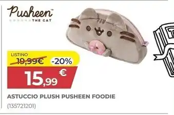 Astuccio plush pusheen foodie