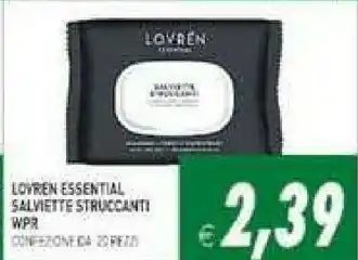 Lovren Essential Salviette Struccanti