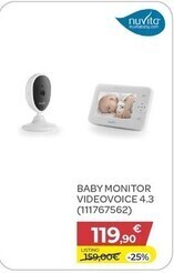Bimbo Store Nuvita baby monitor videovoice 4.3 offerta