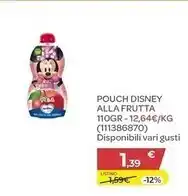 Bimbo Store Mellin pouch disney alla frutta 110 gr offerta