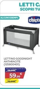 Bimbo Store Chicco lettino goodnight anthracite offerta
