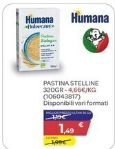 Bimbo Store Humana pastina stelline 320gr offerta