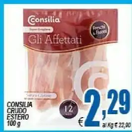 DEM Consilia Prosciutto Crudo Estero 100g offerta
