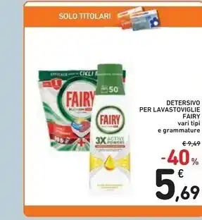 Spazio Conad Fairy detersivo per lavastoviglie offerta