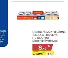 Bimbo Store Mellin omogeneizzato carne 12x80 gr offerta
