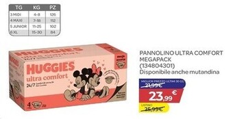 Bimbo Store Huggies pannolino ultra comfort megapack offerta