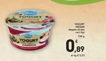 Spazio Conad Meran yogurt offerta