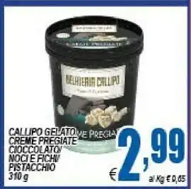 DEM Gelateria callipo Creme Pregiate E Cioccolato 310g offerta