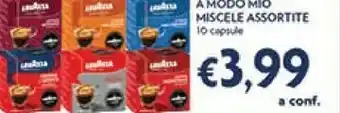 DEM Lavazza A Modo Mio Miscele Assortite 10 Capsule offerta
