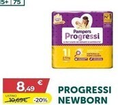 Bimbo Store Pampers progressi newborn offerta