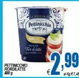 DEM Pettinicchio - Mozzarella Fior Di Latte 400 G(ml) offerta